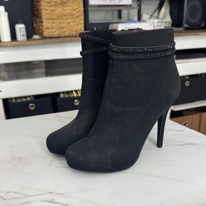 Madeline Stuart Black Heeled Boots